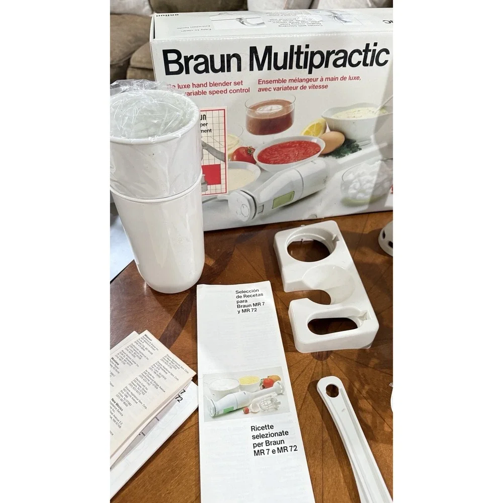 Braun Multipractic MR7 Hand Blender SET‎ De Luxe Complete